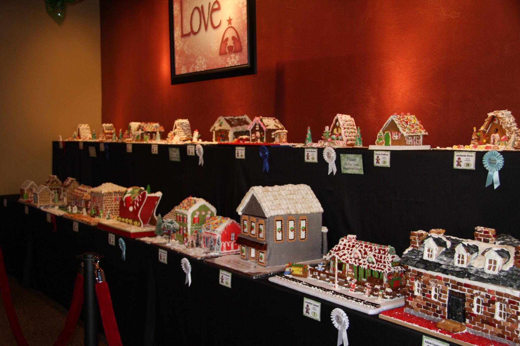 Gingerbread Village Contest at Main Street Church in St. Charles
